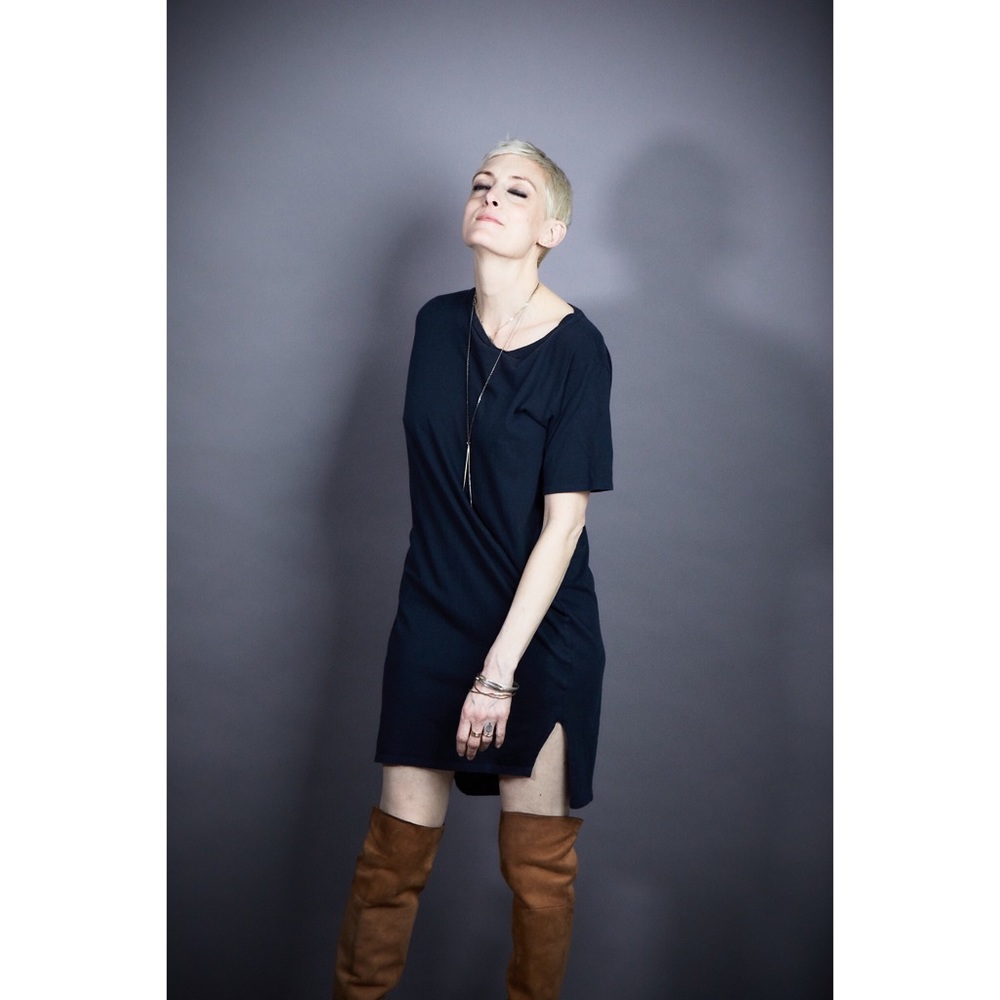 Classic Asymmetrical Won Hundred T-Dress/tunic